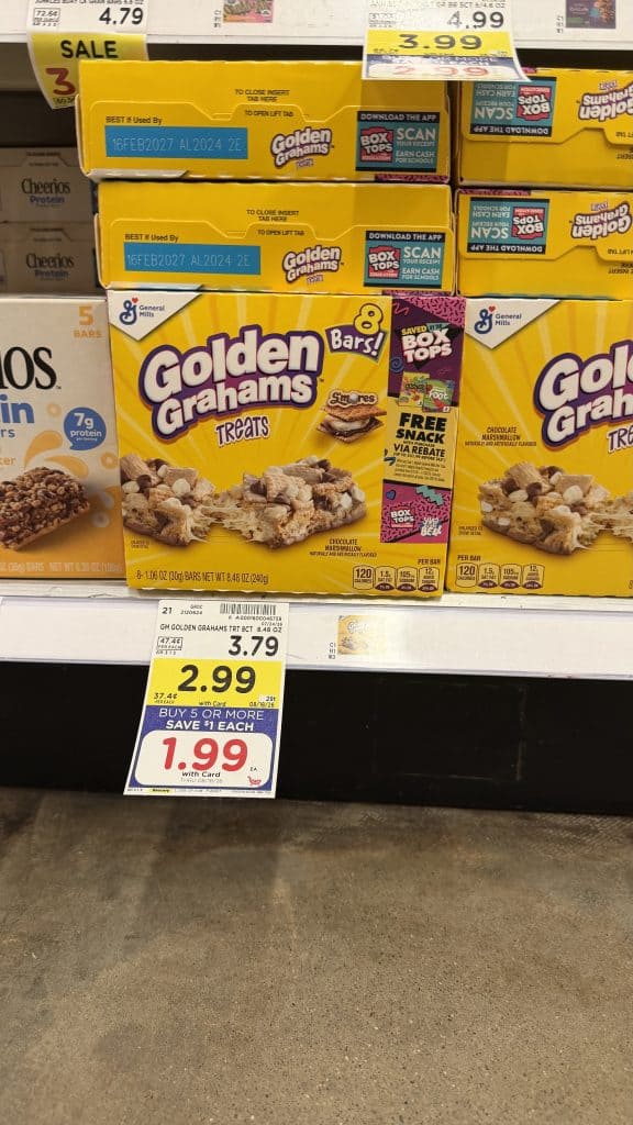 gm cereal bars kroger shelf image (4)