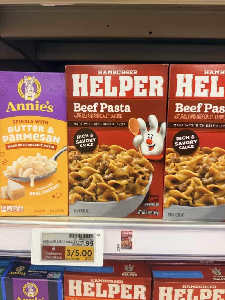 helper meals kroger shelf image