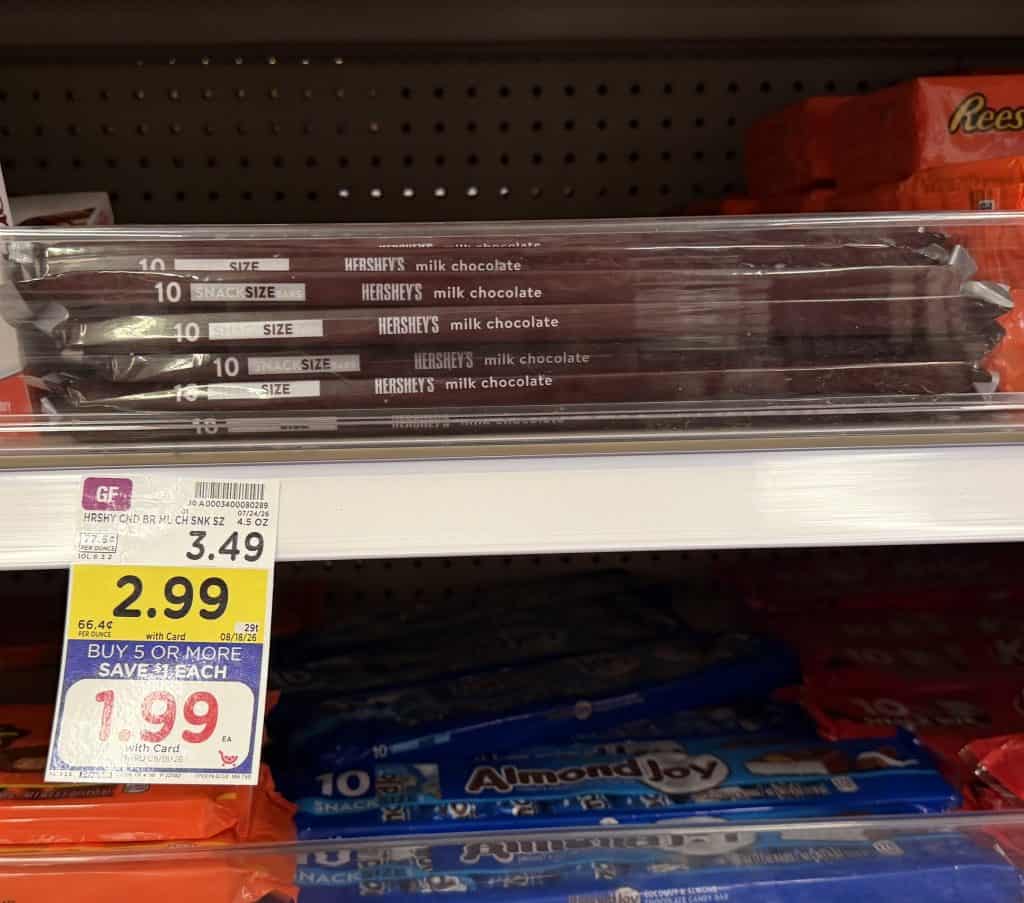 hershey's bars kroger shelf image (3)