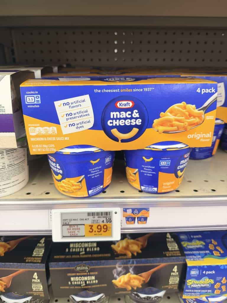 kraft mac and cheese kroger shelf image (1)