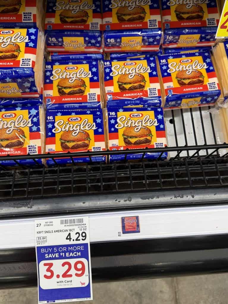 kraft singles kroger shelf image (1)