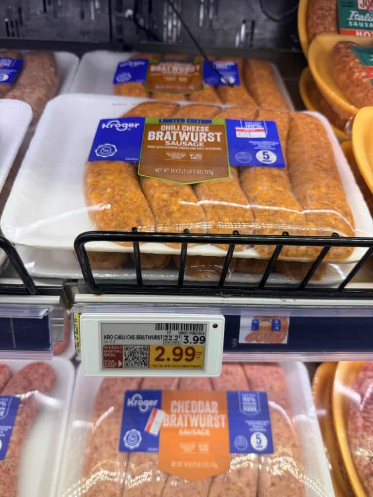kroger dinner sausage shelf image (2)
