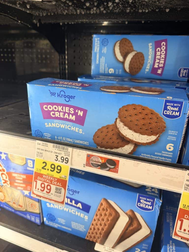 kroger ice cream sandwiches shelf image (7)
