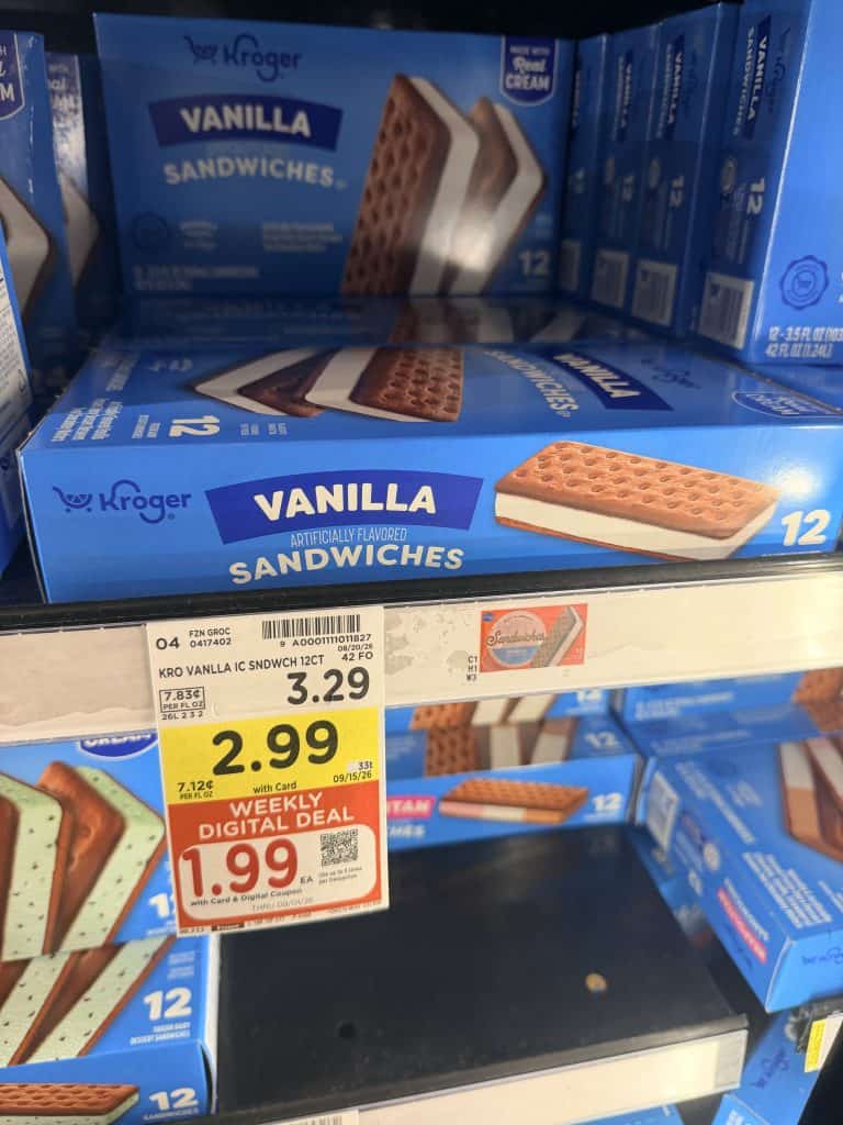kroger ice cream sandwiches shelf image (7)