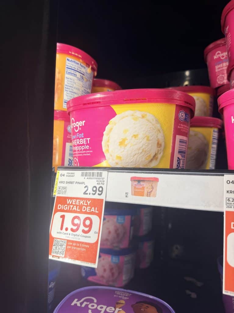 kroger ice cream shelf image (3)