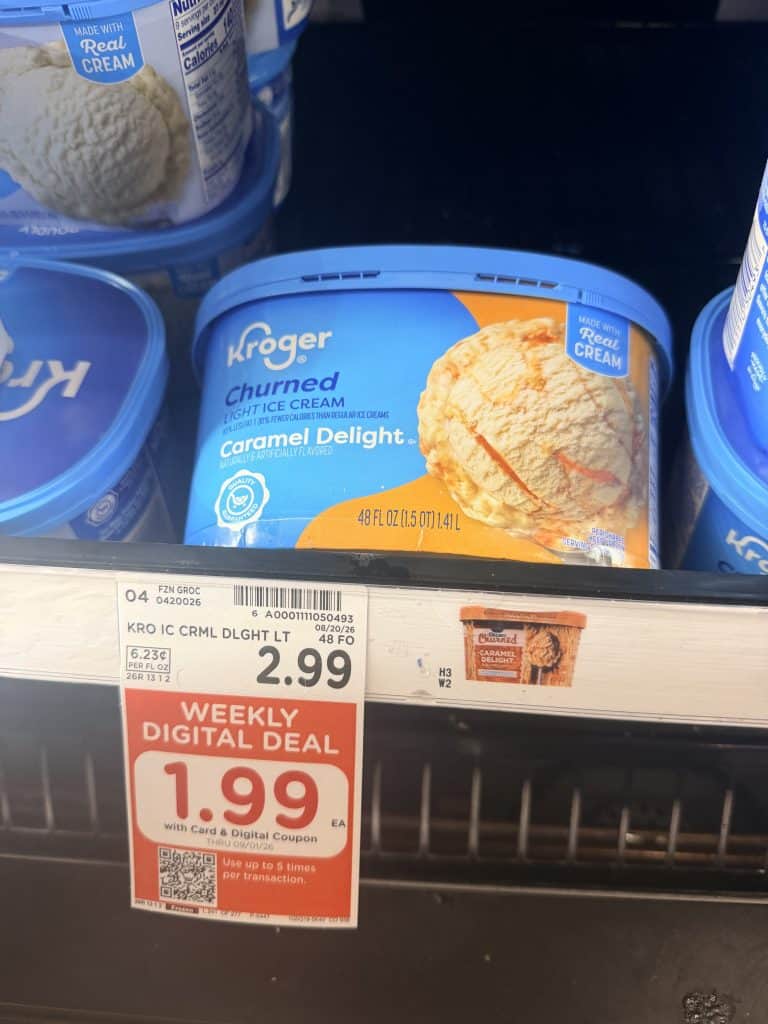 kroger ice cream shelf image (3)