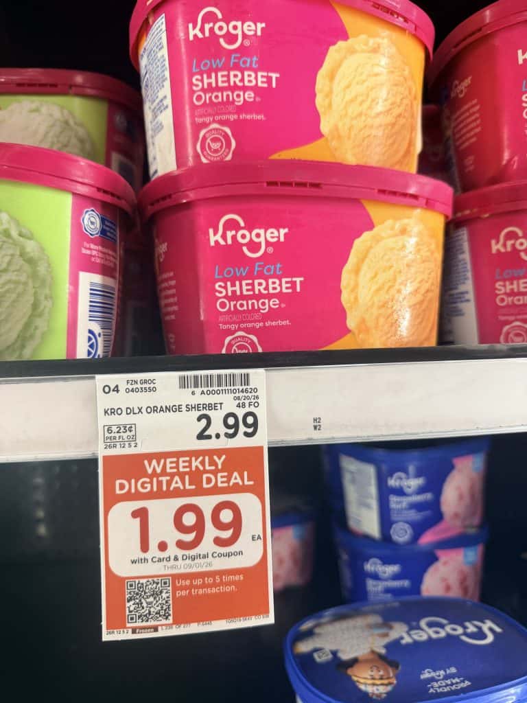 kroger ice cream shelf image (3)