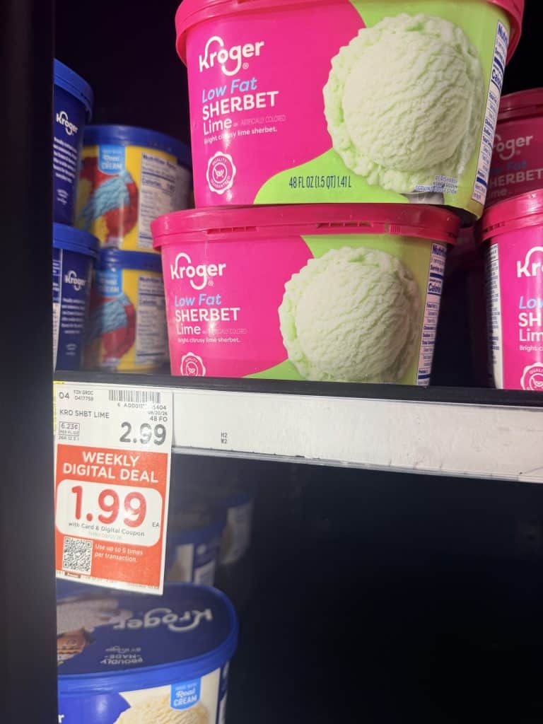 kroger ice cream shelf image (3)