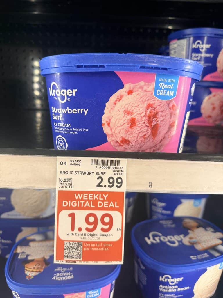 kroger ice cream shelf image (3)