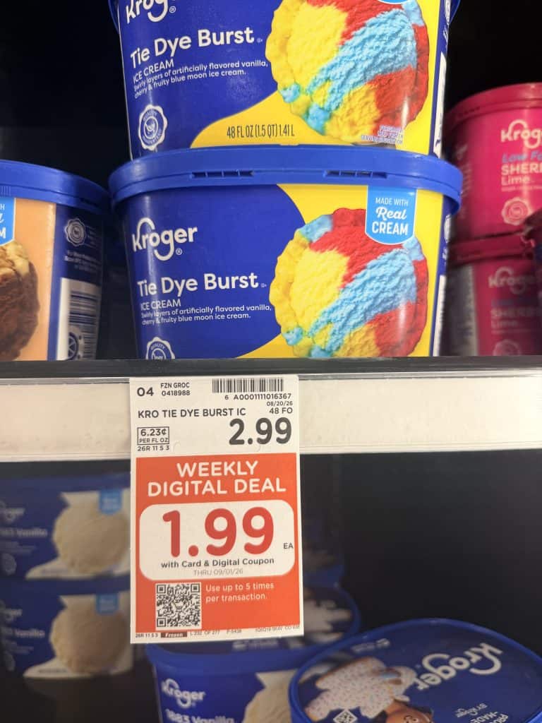 kroger ice cream shelf image (3)
