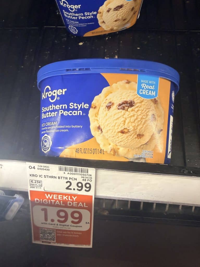 kroger ice cream shelf image (3)