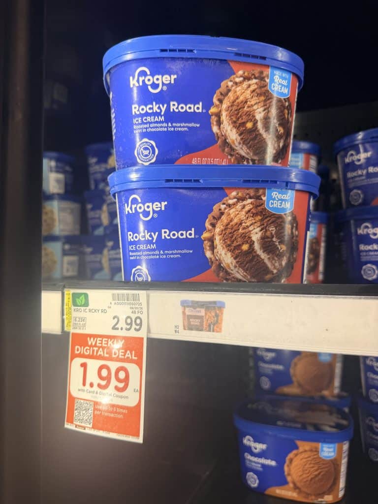 kroger ice cream shelf image (3)