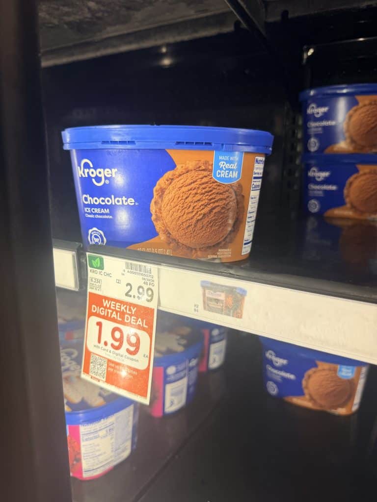 kroger ice cream shelf image (3)