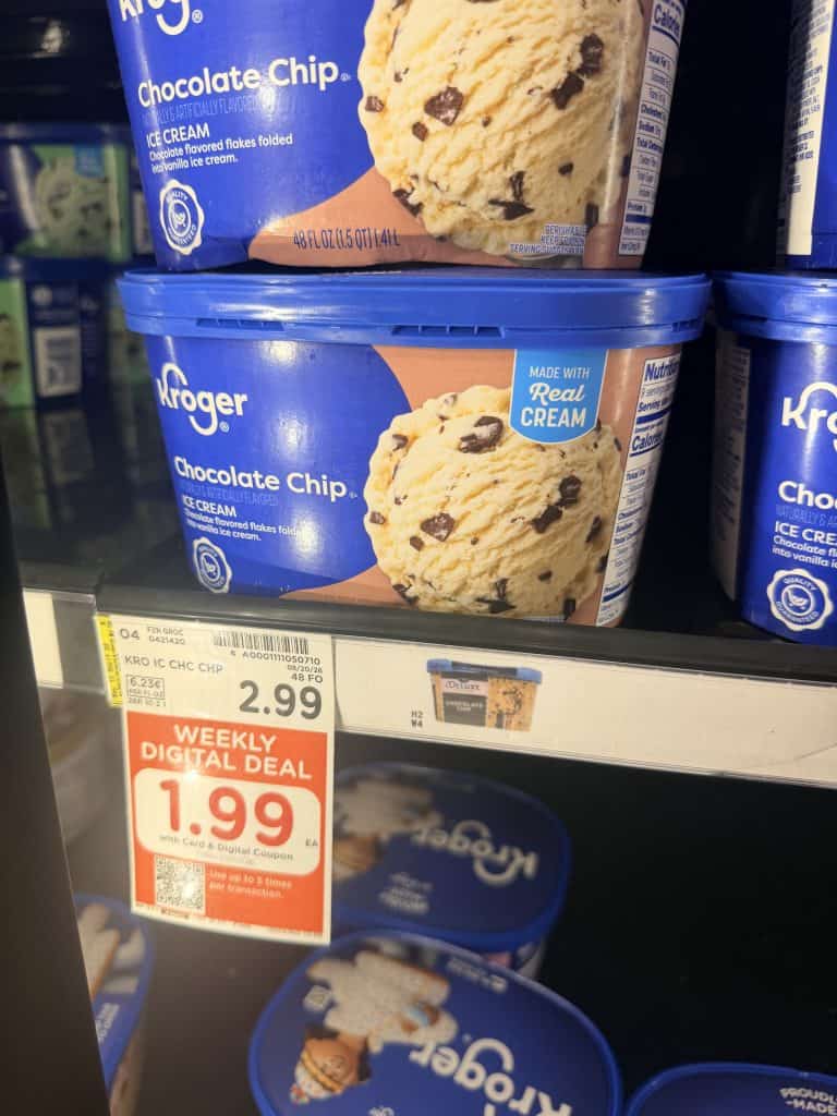 kroger ice cream shelf image (3)