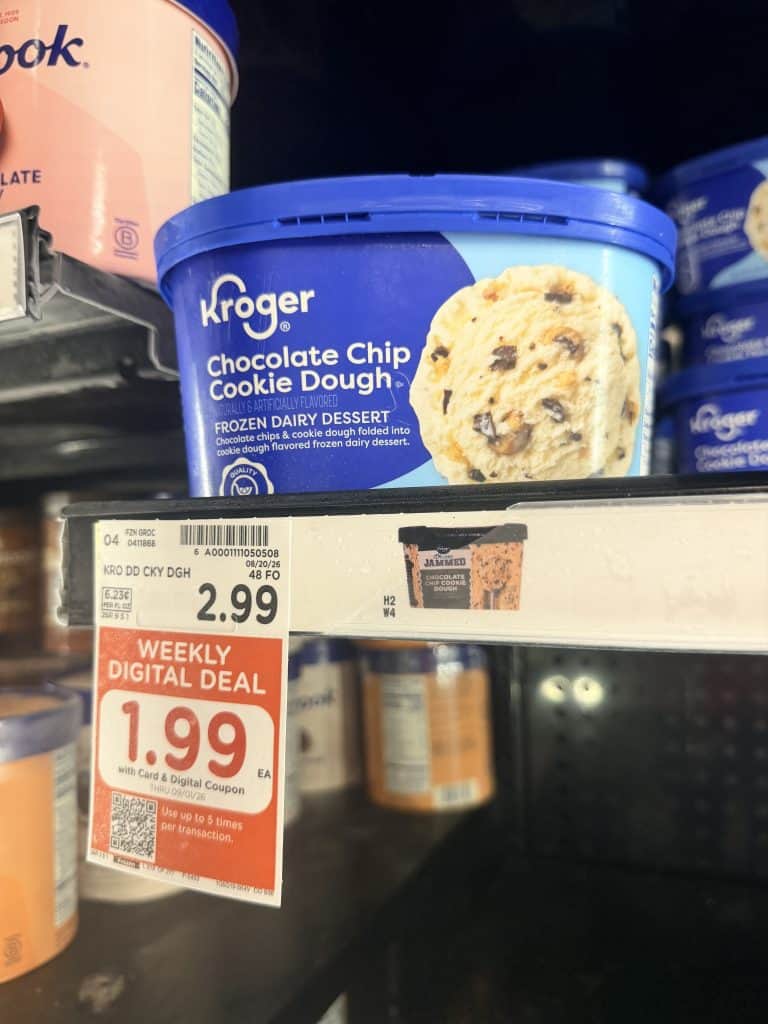 kroger ice cream shelf image (3)