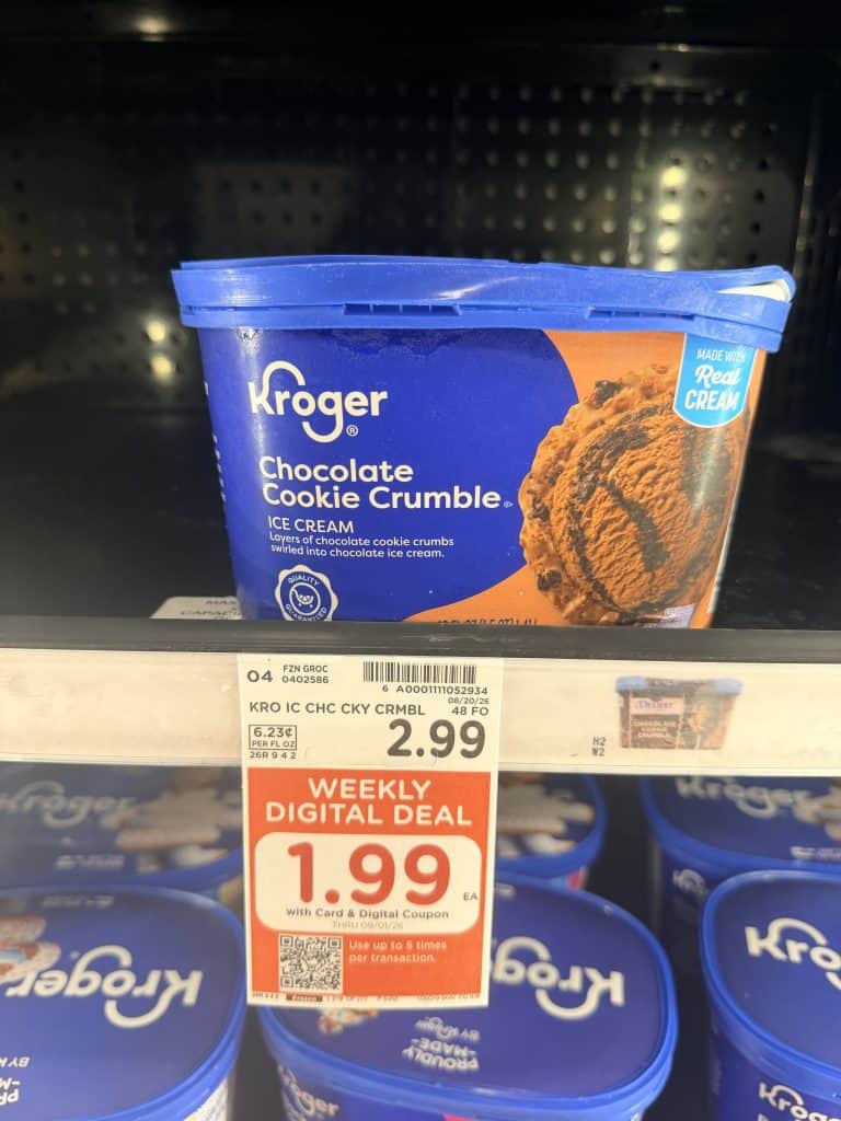 kroger ice cream shelf image (3)