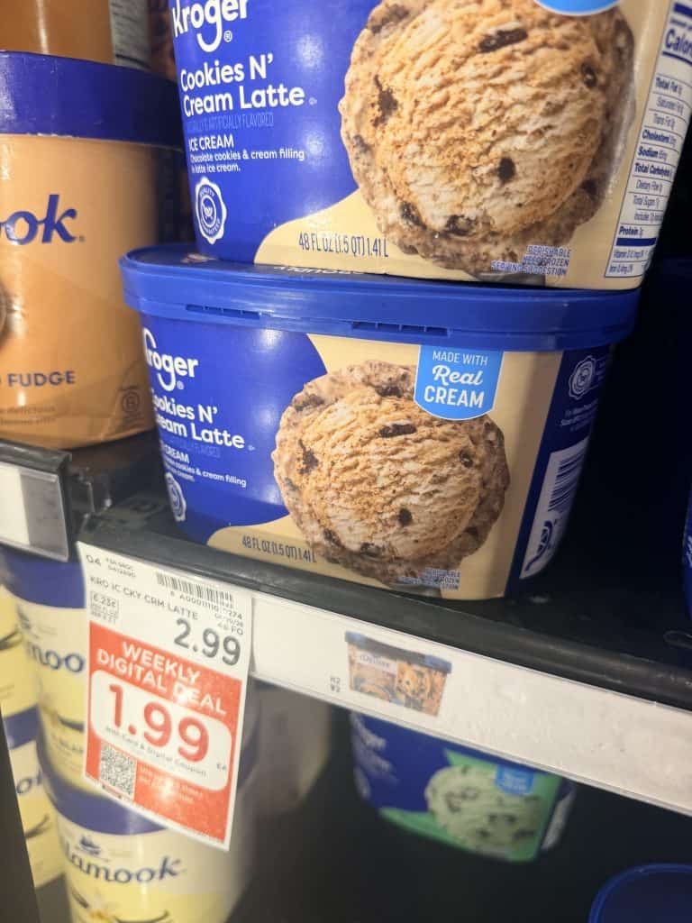 kroger ice cream shelf image (3)