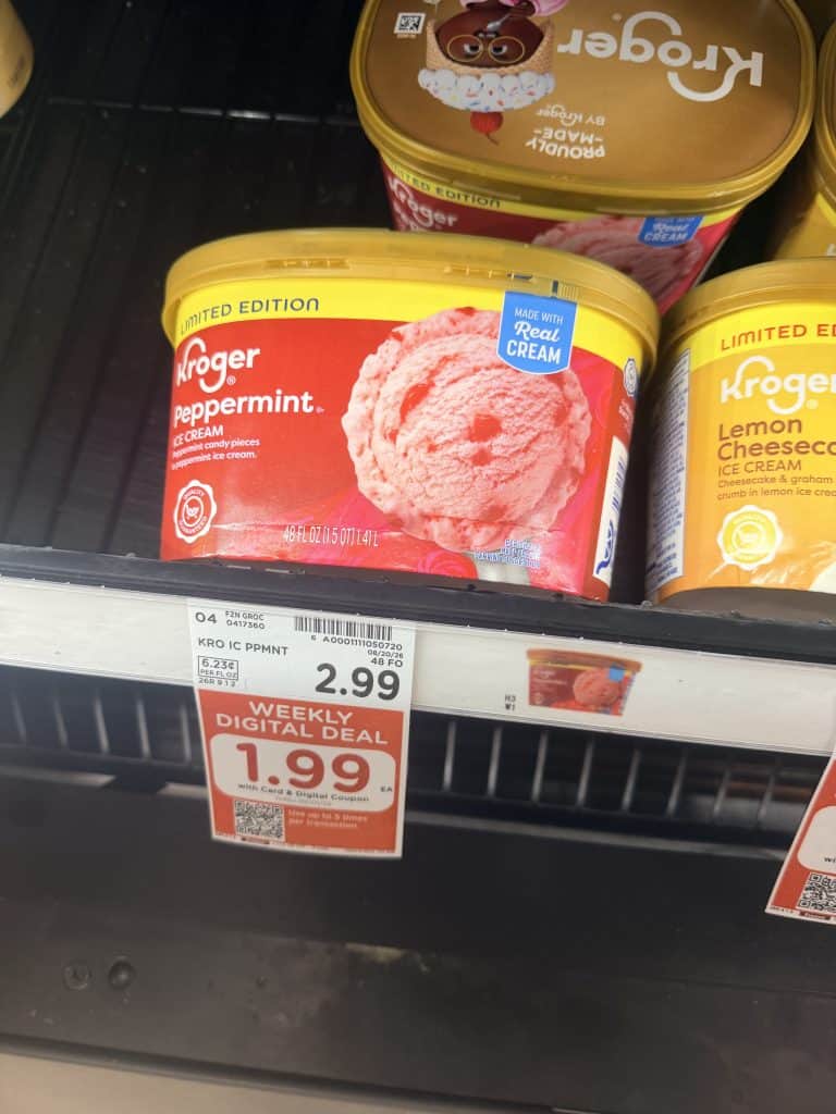 kroger ice cream shelf image (3)