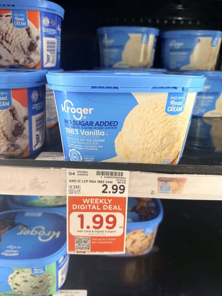 kroger ice cream shelf image (3)