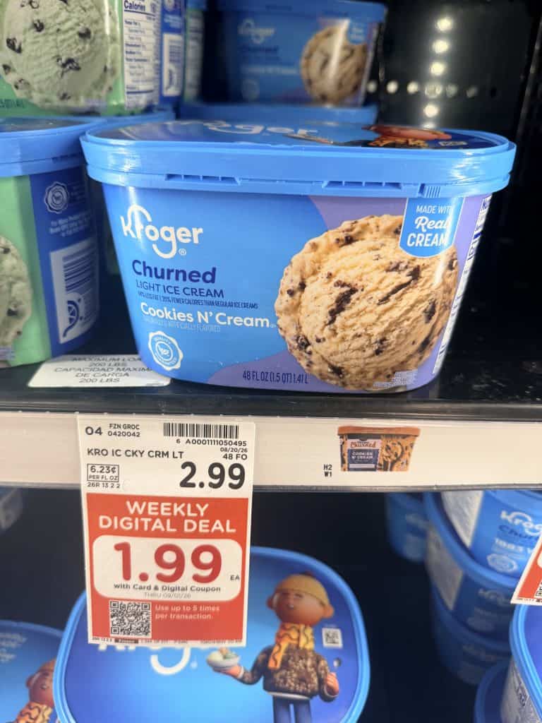 kroger ice cream shelf image (3)