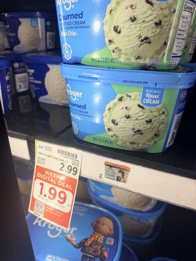 kroger ice cream shelf image (3)