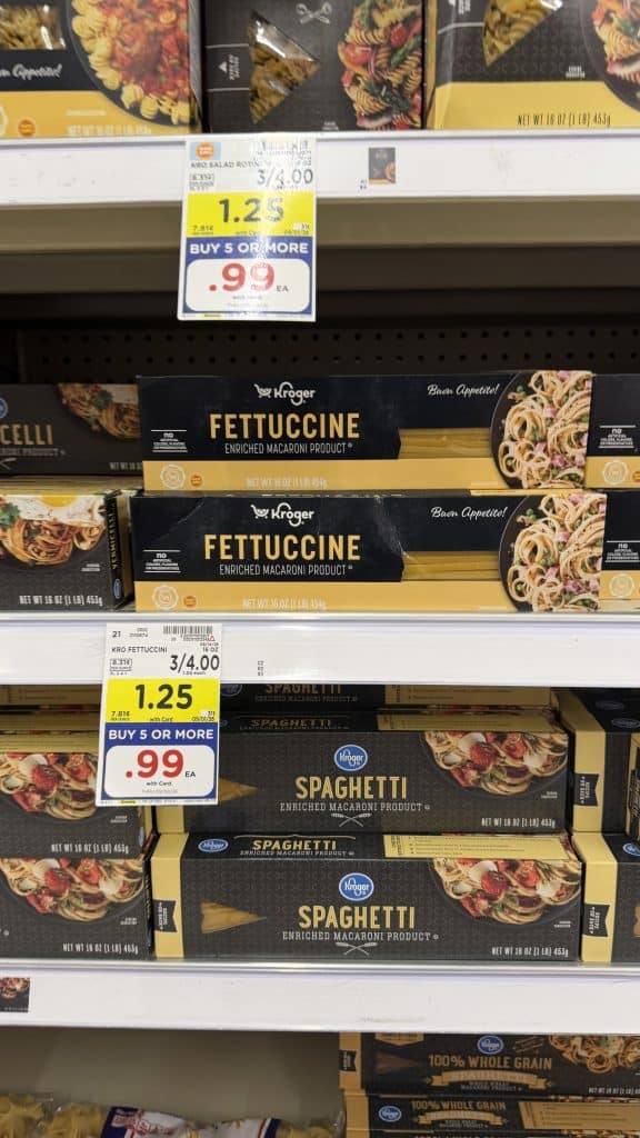 kroger pasta shelf image (8)