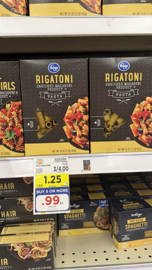 kroger pasta shelf image (8)