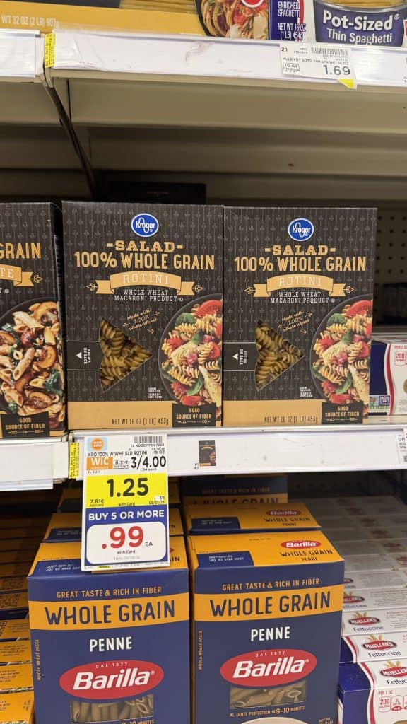kroger pasta shelf image (8)
