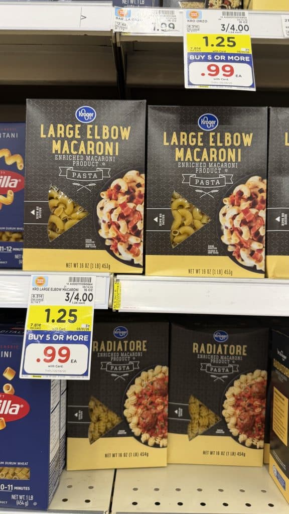 kroger pasta shelf image (8)