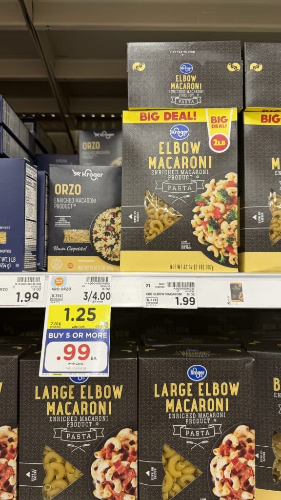 kroger pasta shelf image (8)