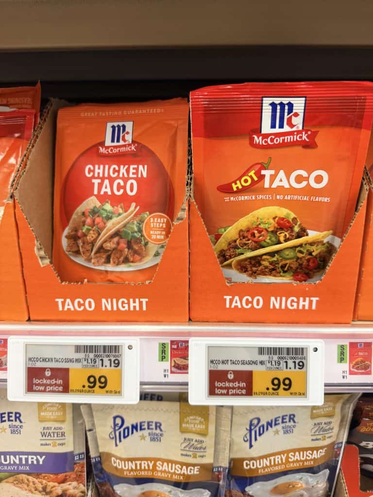 mccormick taco seasoning kroger shelf image (2)