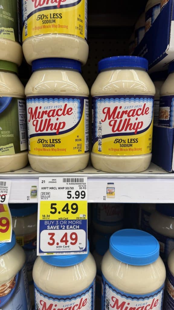 miracle whip kroger shelf image (5)