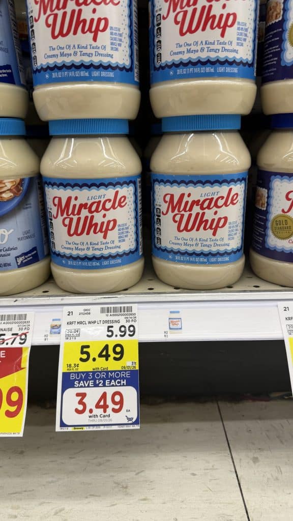 miracle whip kroger shelf image (5)