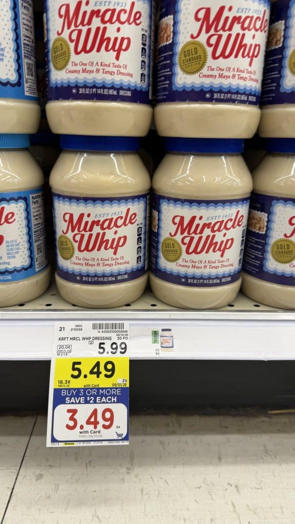 miracle whip kroger shelf image (5)