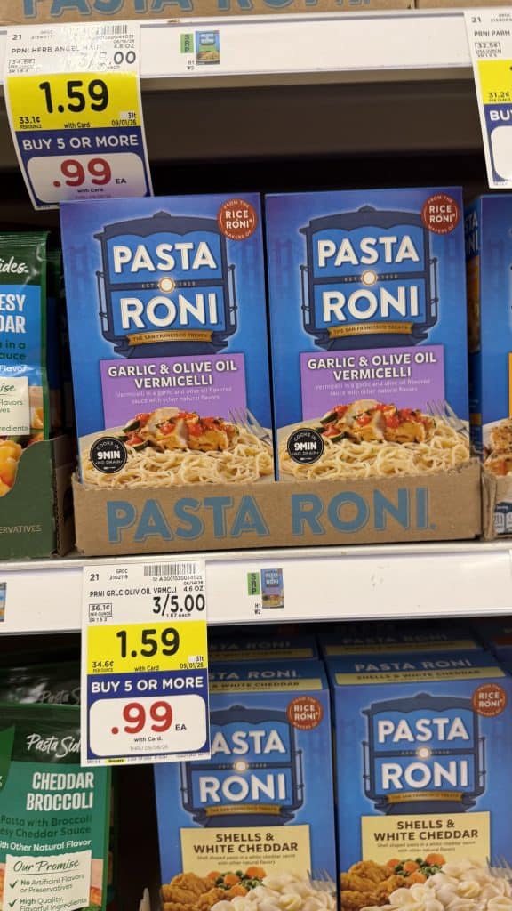 pasta roni kroger shelf image (1)