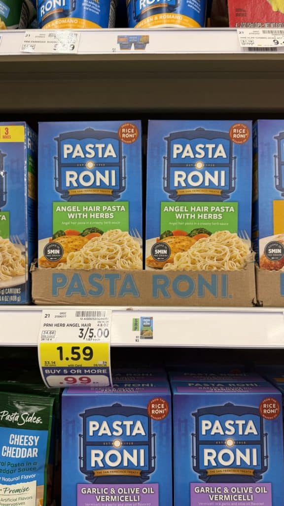pasta roni kroger shelf image (4)