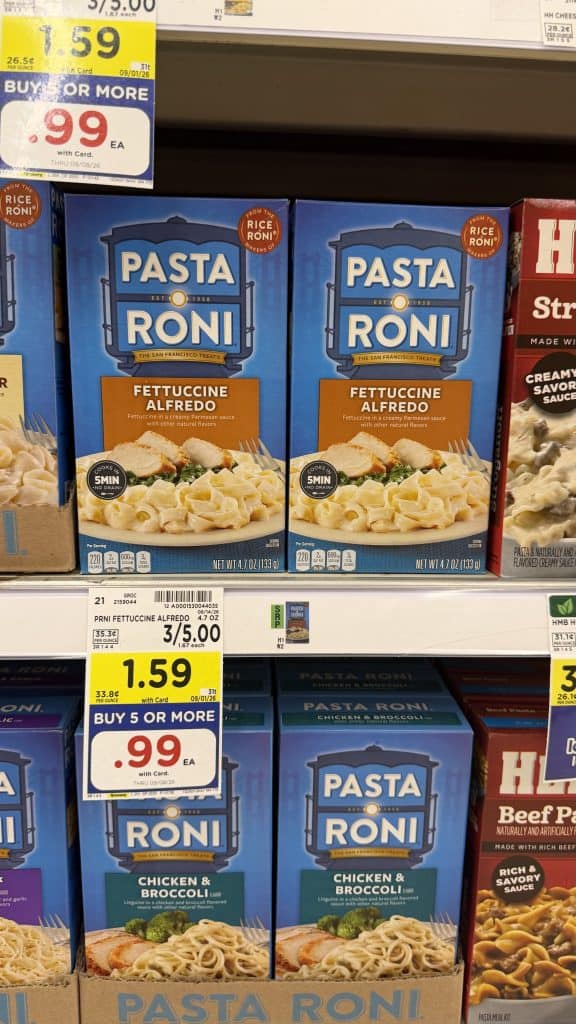 pasta roni kroger shelf image (4)