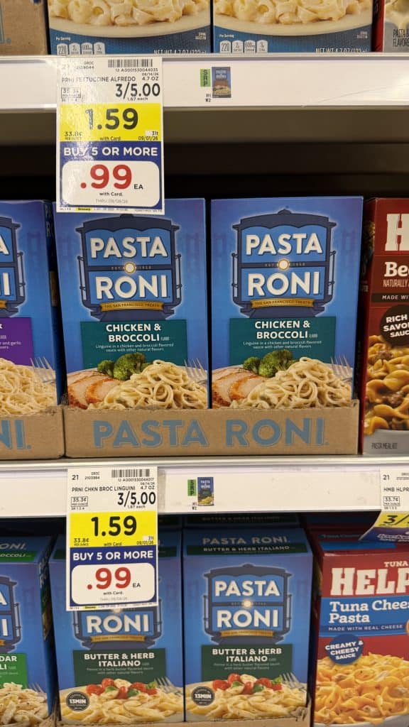 pasta roni kroger shelf image (4)
