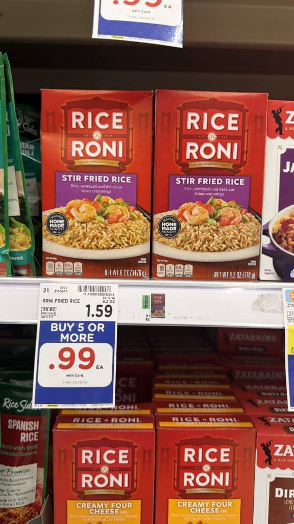 rice a roni kroger shelf image (1)