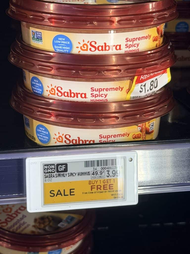 sabra hummus kroger shelf image (3)