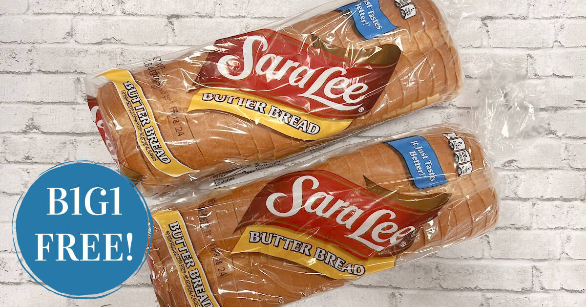 Sara Lee Bread is B1G1 FREE!