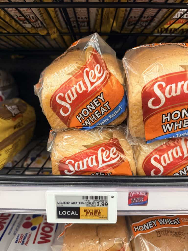 sara lee bread kroger shelf image (1)