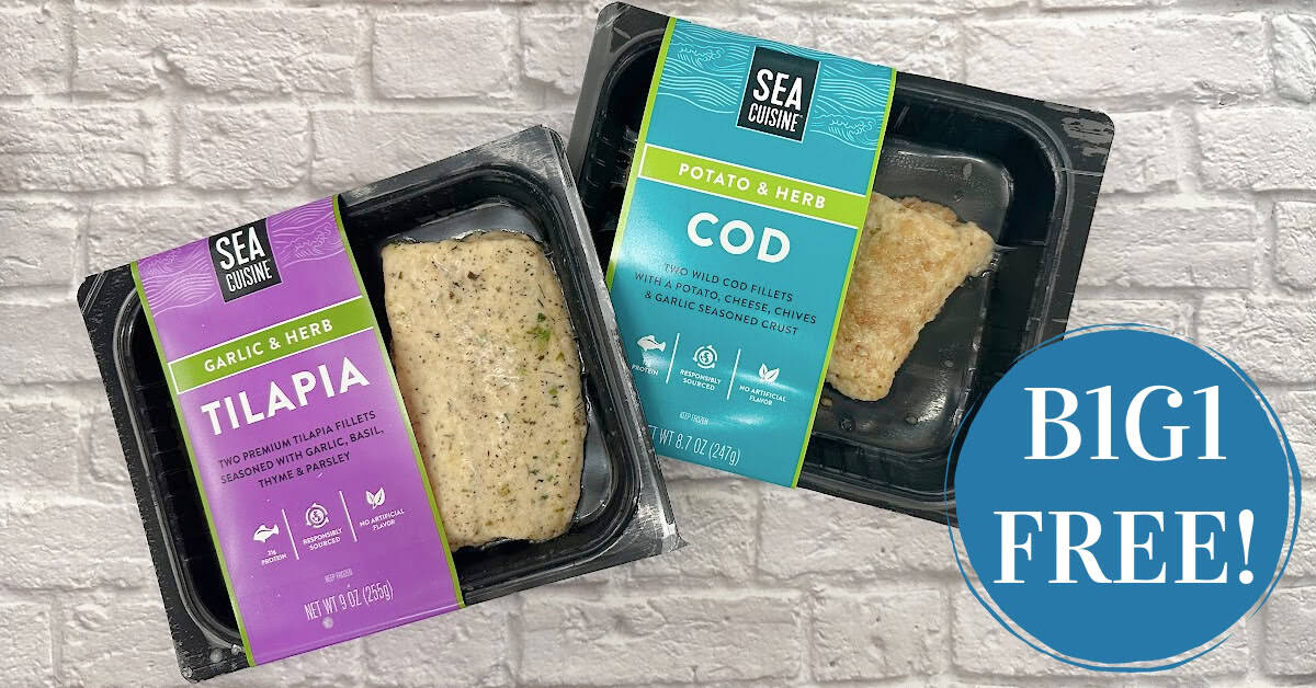 Sea Cuisine Frozen Seafood is B1G1 FREE!