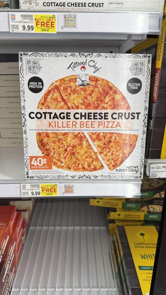 tattooed chef cottage cheese poizza kroger shelf image (2)