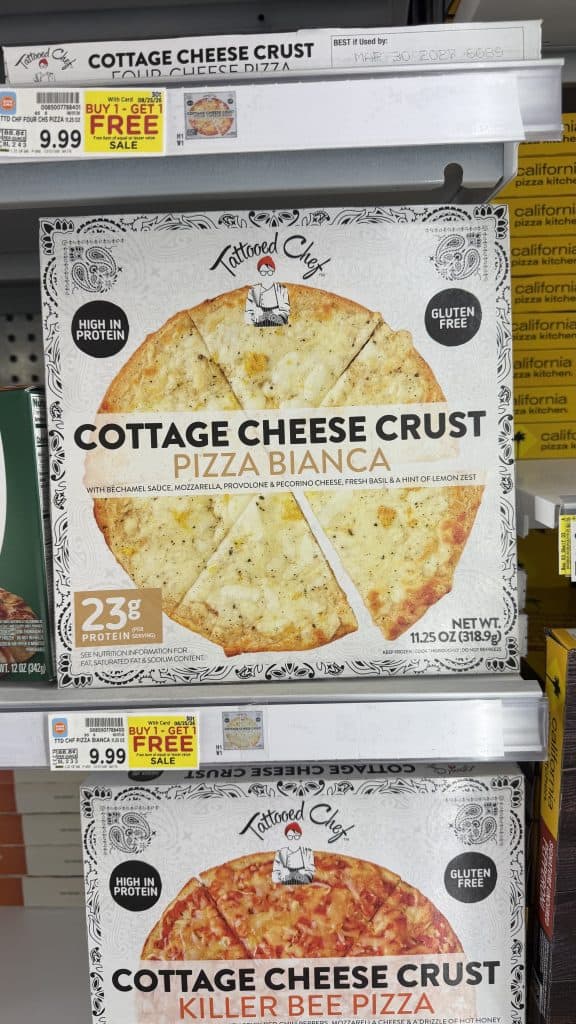 tattooed chef cottage cheese poizza kroger shelf image (2)