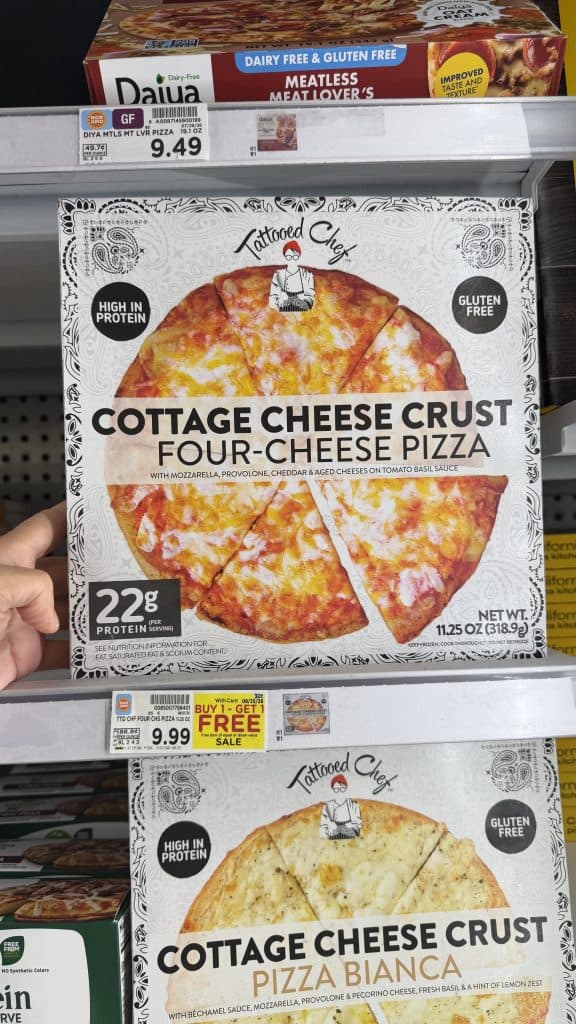 tattooed chef cottage cheese poizza kroger shelf image (2)