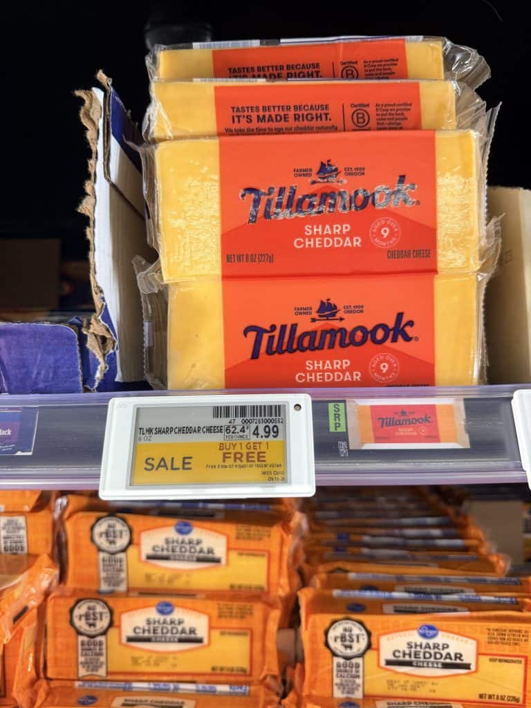 tillmook cheese kroger shelf image (1)
