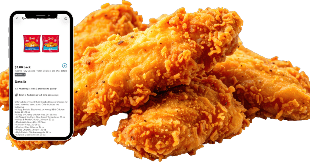 tyson frozen chicken kroger ibotta rebate