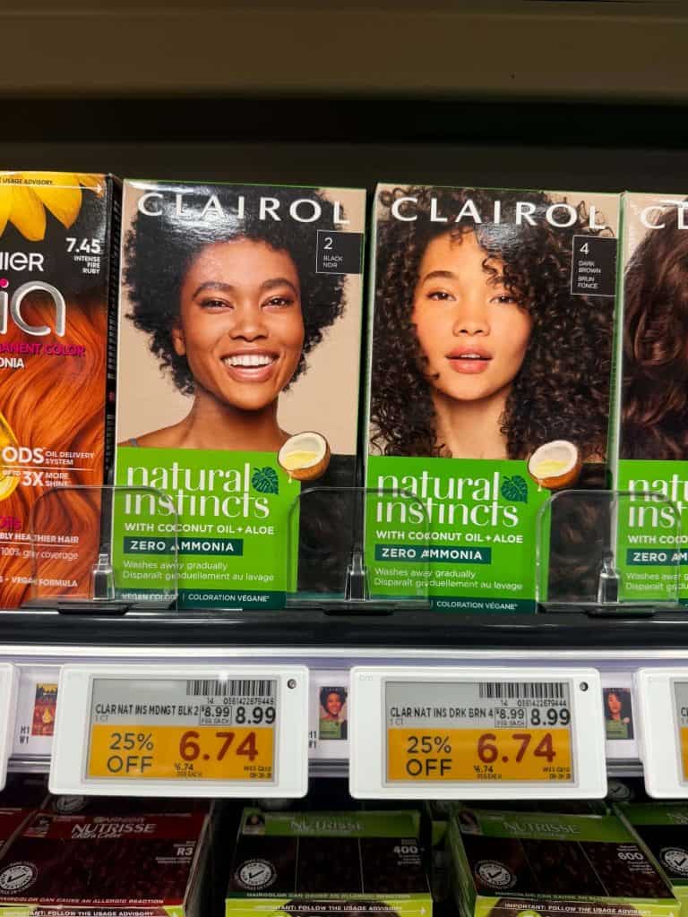 Clairol Hair Color Kroger Shelf Image