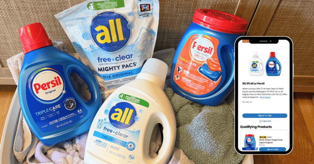 All and Persil Kroger Digital Coupon